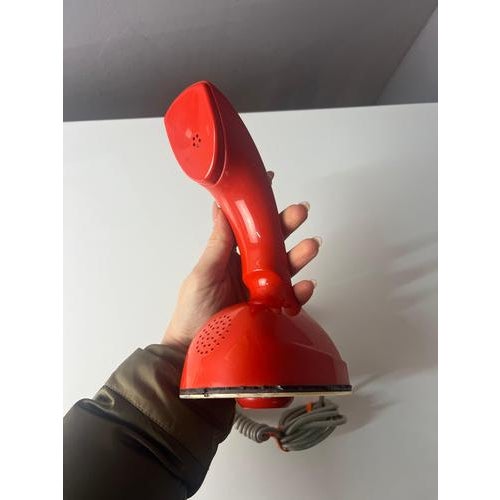 Plastic Tekephone in Red by LM Ericsson For Sale - Image 7 of 11