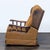 Vintage Mid-Century Platform Rocker Recliner With Wood Spindle Arms For Sale - Image 4 of 9