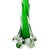 1950s Vintage Twisted Green Glass Vase, 1950s For Sale - Image 5 of 7