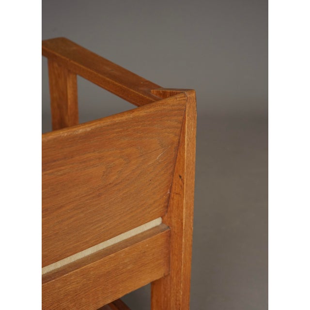 Modernist Hague School Armchair attributed to Frits Spanjaard, 1920s For Sale - Image 12 of 18