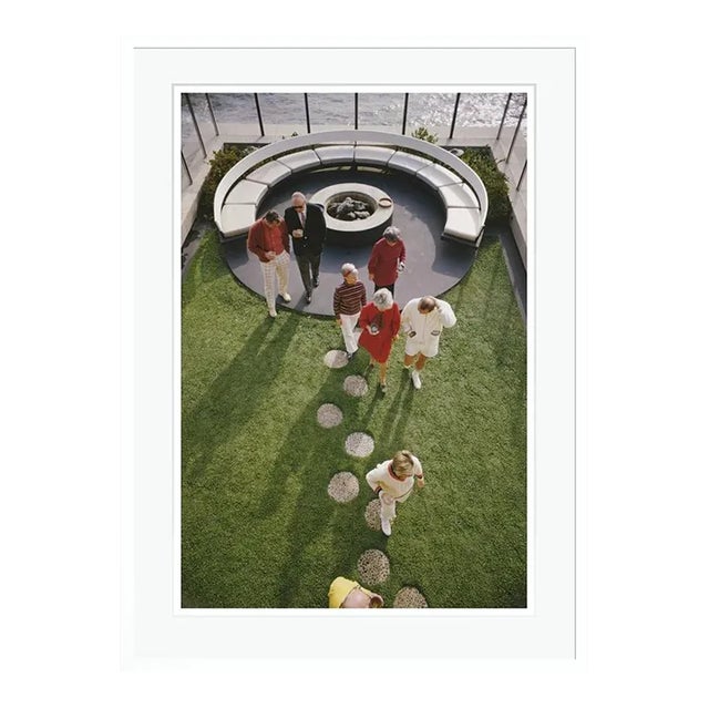 Laguna Beach 1970 by Slim Aarons White Framed C Print For Sale