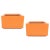 Large Orange Lacquered Planters by Architectural Fiberglass For Sale - Image 9 of 9