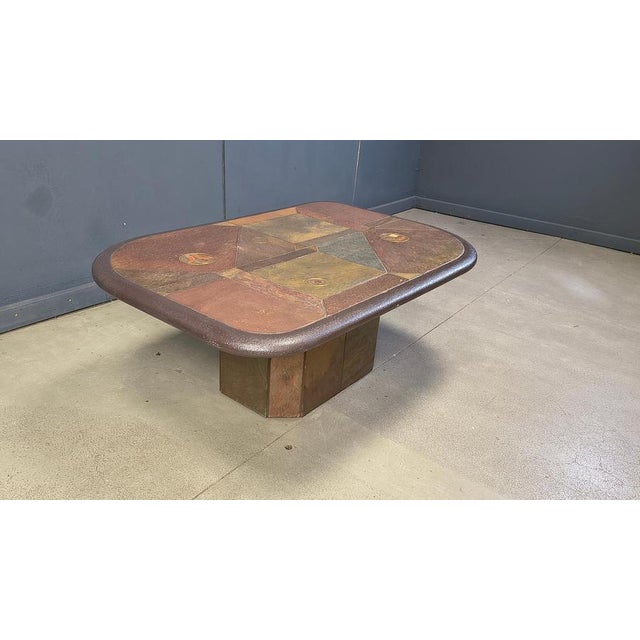 Brutalist Kingma Coffee Table, 1970s For Sale - Image 4 of 11