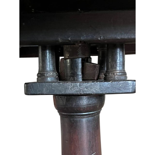 English 18th Century George II Tilt Top Bird Cage Table For Sale - Image 3 of 9