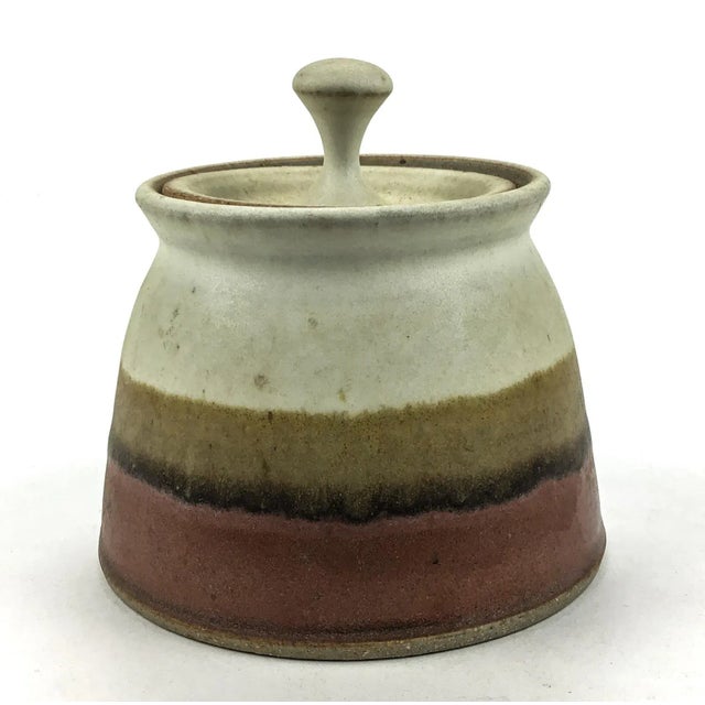 Nice larger container with a built in hole for your spoon. Use this beauty for salt, sugar, or even bath salts in your...