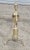 Traditional Late 20th Century Virginia Metalcrafters Williamsburg Brass Fireplace Andirons Cw 100-2 W Logholders For Sale - Image 3 of 12