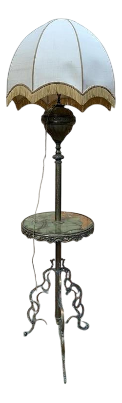 Napoleon III Style Bronze and Onyx Floor Lamp