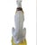 Mid-Century Modern Vintage Mid Century Modern Hollywood Regency Italian Majolica Ceramic Greyhound Statue For Sale - Image 3 of 9