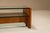 Vintage Coffee Table in Walnut and Glass by Officina Rivadossi, Italy, 1970s For Sale - Image 9 of 11