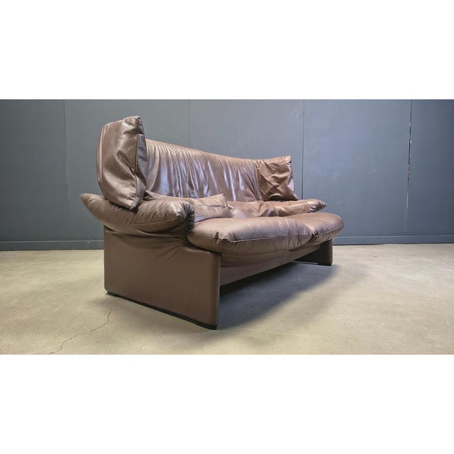 Animal Skin Porto Venere Sofa by Vico Magistretti for Cassina, 1970s For Sale - Image 7 of 14