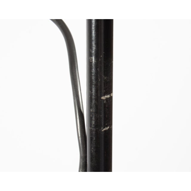Postmodern Gammalux Italian 1980s Black Adjustable Floor Lamp For Sale - Image 3 of 8