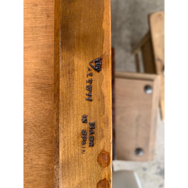 Early 20th Century Spanish Colonial Desk or Console Table with Two Drawers Signed by Valentí For Sale - Image 14 of 18