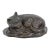 Vintage Cat Bronze Sculpture or Paperweight For Sale