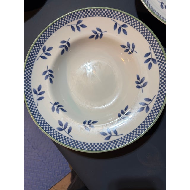 2010s Four Villeroy and Boch Pasta Bowls Switch 3 Pattern For Sale - Image 5 of 10