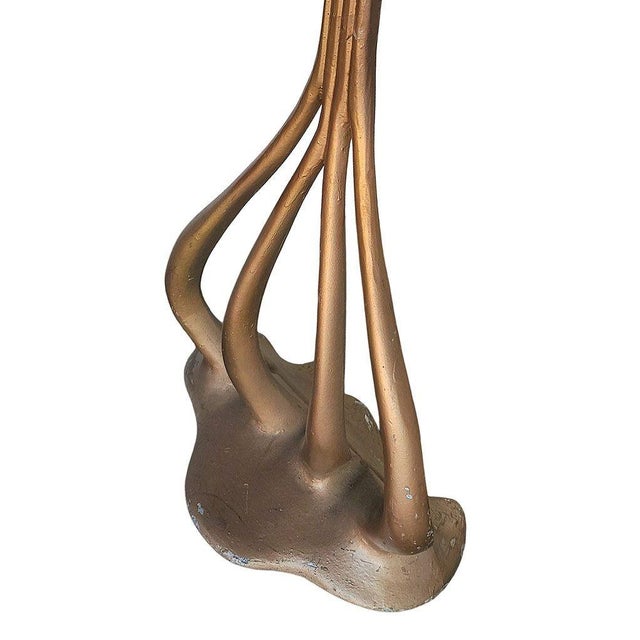 1900 - 1909 French Art Nouveau Cast Aluminum Music Book Stand in Gaudi Style, 7 Available For Sale - Image 5 of 5