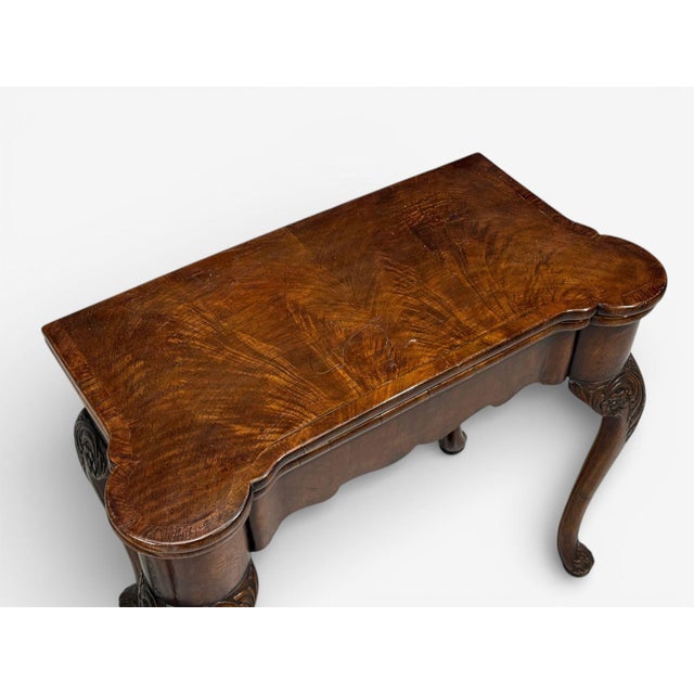 Georgian, Card or Game Tables, a Pair, Tapestry, Mahogany, 18th Century For Sale - Image 17 of 18