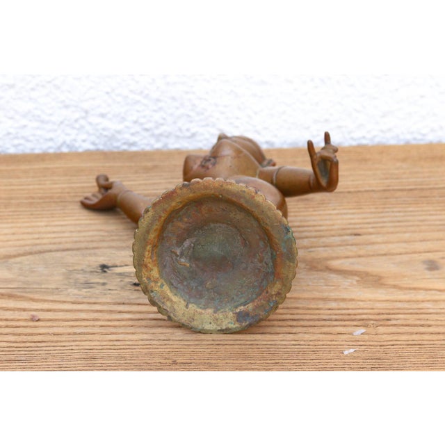 Antique Indian Bronze Devadhashi Icon For Sale - Image 11 of 12