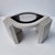 1980s Postmodern 1980s Eye Shape Side Table For Sale - Image 5 of 6