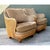 Mid-Century Modern Vintage Biomorphic Rattan Lounge Chairs - A Pair For Sale - Image 3 of 12