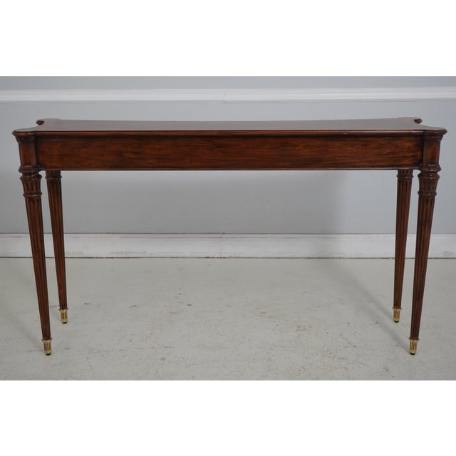 Theodore Alexander Georgian Style Mahogany Console Table For Sale - Image 15 of 18