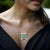 Natural Emerald Diamond Necklace 18" 14k Gold 6.04 TCW Certified For Sale - Image 10 of 12