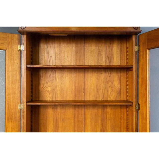 Decorative Gründerzeit Bookcase in Walnut and Oak, 1800s For Sale - Image 13 of 18