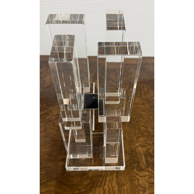Early 21st Century Hoya, Japan Crystal Motion Vase With Box For Sale - Image 5 of 12