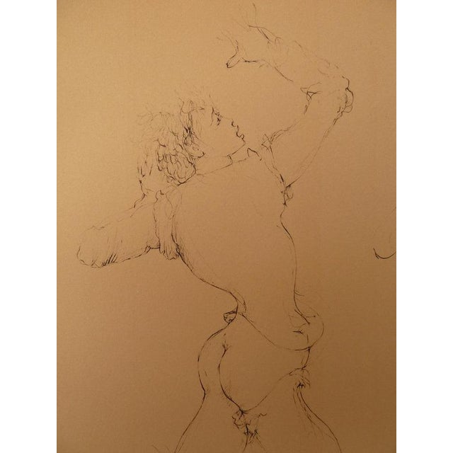 Modern Léonor Fini, La menace, Nude, Etching For Sale - Image 3 of 7