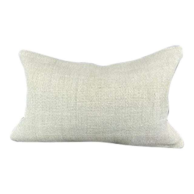 16 x 24 Hemp Pillow Turkish Cushion Natural White Pillow Cushion Cover For Sale
