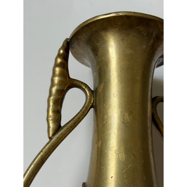 Bronze Antique Japanese Studio Bronze Art Nouveau Vase, Meiji Period For Sale - Image 8 of 12