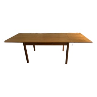 Brdr. Furbo Mid-Century Modern Teak Dining Table With Stow-in Leaves For Sale