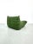 Animal Skin Togo Lounge Chair in Forest Green Leather attributed to Michel Ducaroy for Ligne Roset For Sale - Image 7 of 10
