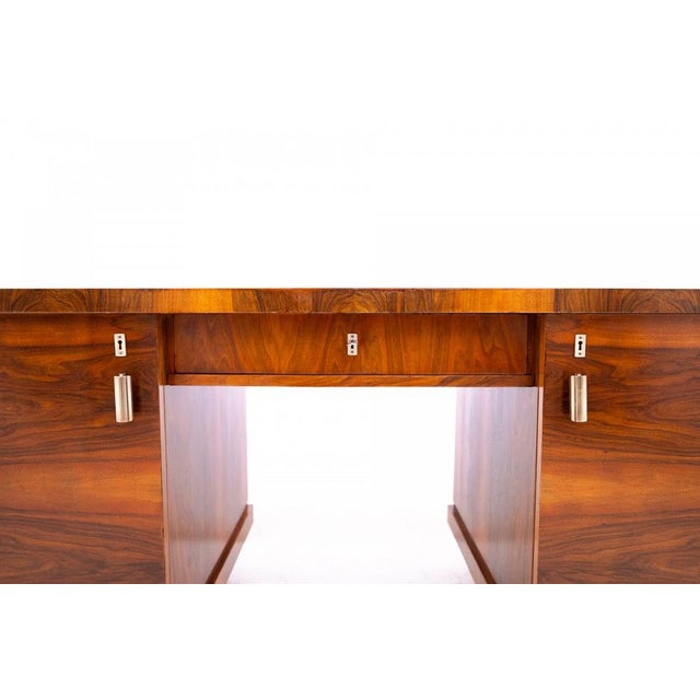 Art Deco Desk, Poland, 1940s For Sale - Image 12 of 16