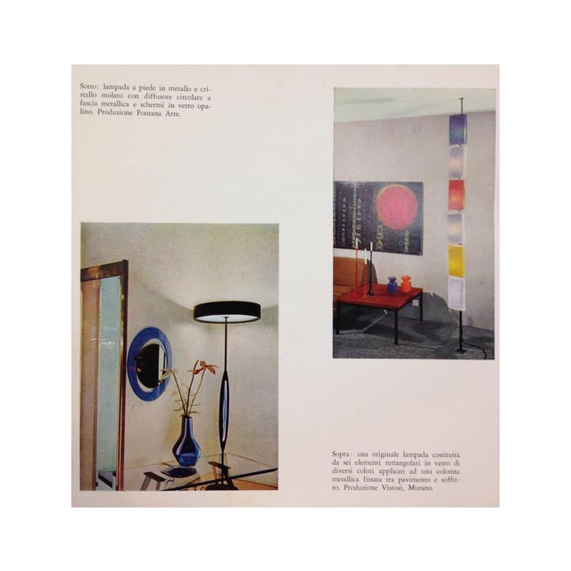 Orange and White Murano Glass Sconce by Vistosi, 1960s For Sale - Image 14 of 15