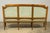 18th Century French Louis XVI Walnut Settee With Celadon Velvet For Sale - Image 18 of 18