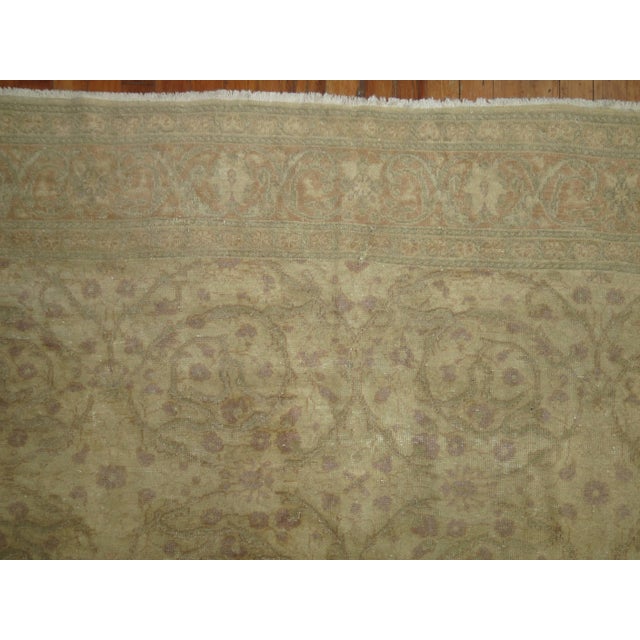 Contemporary Neutral Color Turkish Sivas Carpet For Sale - Image 3 of 6