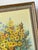 Textile 1930s Wildflowers Still Life Oil Painting by F. Lazzaro For Sale - Image 7 of 9