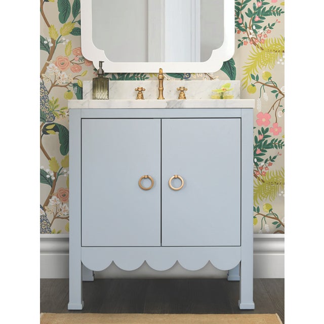 New special order item. Not vintage. Embrace a sense of whimsy and sophistication with the Kealey LB bath vanity in a...