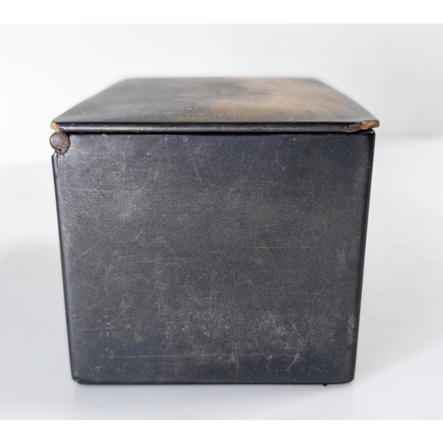 19th Century Imperial Russian Lacquer Tea Caddy Box With Sleigh Scene For Sale - Image 9 of 14