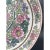 Vintage Large Pink Floral Decorative Plate For Sale - Image 12 of 18