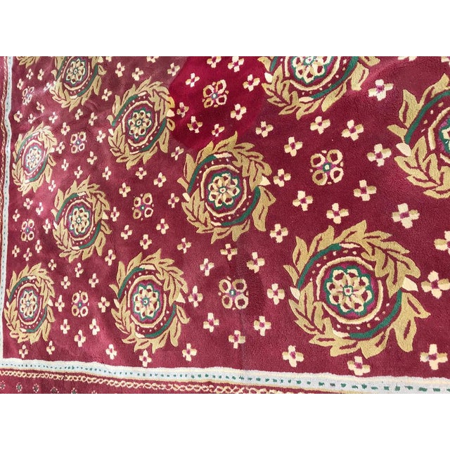 Vintage Aubusson Hand Tufted Rug, 1980s For Sale - Image 3 of 15