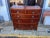 Brown George III Inlaid Style Mahogany Bow - Front Chest of Drawers 19th Century. For Sale - Image 8 of 13