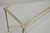 Neoclassical Directoire Maison Jansen Style Steel & Brass Console Sofa Table For Sale - Image 10 of 11