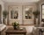 Mid 20th Century Monumental Painted Trumeau Mirror For Sale - Image 5 of 6