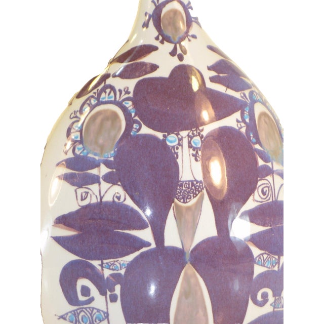 Mid 20th Century Vase Danish Modern Faience Royal Copenhagen Kari Christensen 170-2740 Mint For Sale - Image 9 of 9