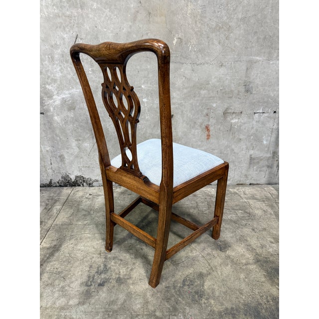 Set of 8 Spectacular Antique 1830 Chippendale Mahogany Dining Chairs For Sale - Image 11 of 18