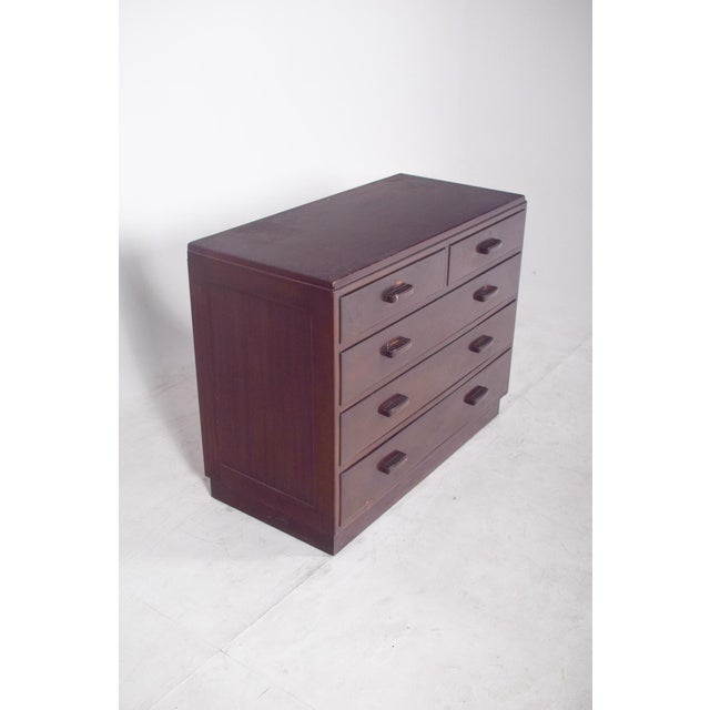 Vintage English Chest of Drawers, 1920 For Sale - Image 4 of 10