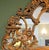 Gold 1930s Carved Large French Rococo Gold Wood Wall Mirror For Sale - Image 8 of 8