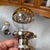 2010s Restoration Hardware Bistro Globe Polished Steel Wall Sconces, a Pair For Sale - Image 5 of 12