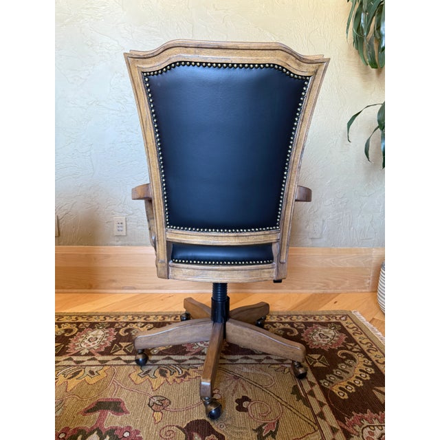 This is a perfectly comfortable chair for work at home or the office. Dimensions: 25''W x 29''D x 40.52''H Weight: 45.50 lbs